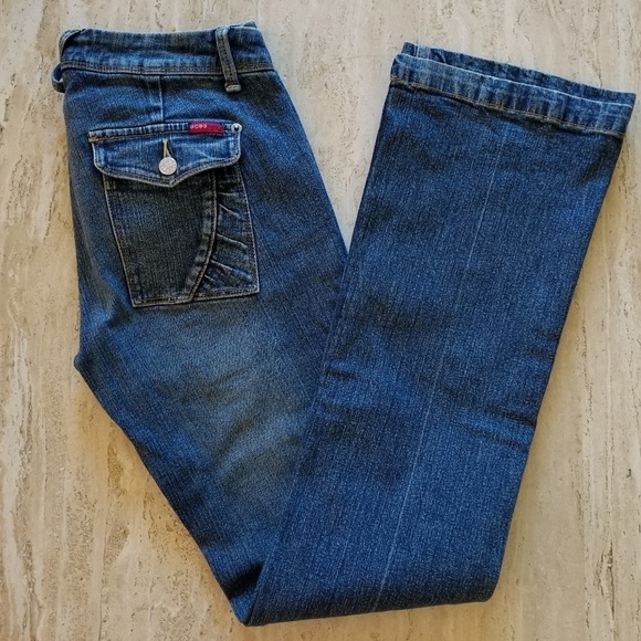 New BCBGMAXAZRIA Bootcut Denim Jeans Size 2 - Picture 1 of 8